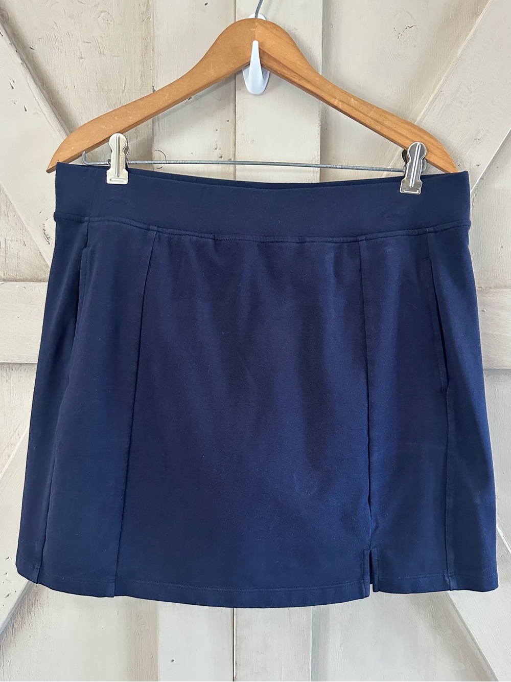 T by Talbots Navy Athletic Skort Size M Golf Tennis Pockets